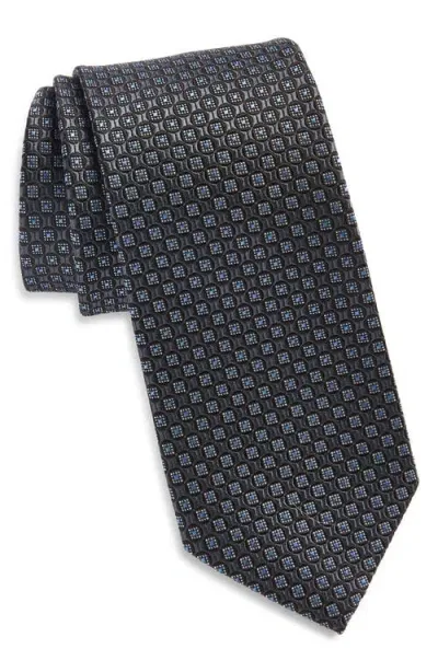 Nordstrom Medallion Silk Tie In Black