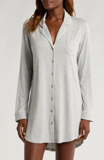 Nordstrom Moonlight Eco Nightshirt In Grey Heather