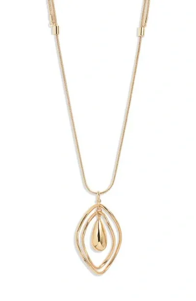 Nordstrom Orbital Pendant Necklace In Gold