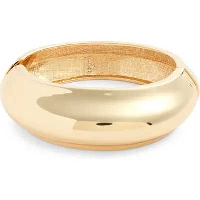 Nordstrom Polished Convex Bangle In Gold