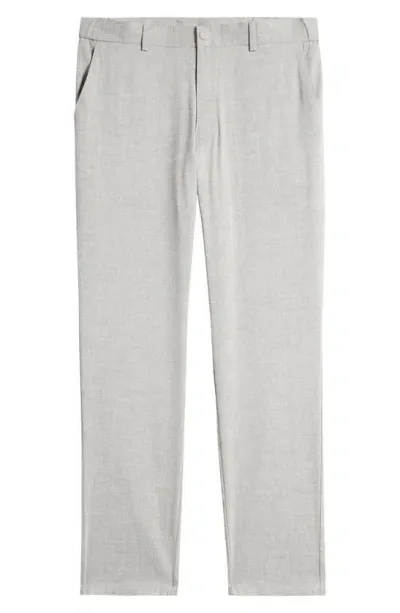 Nordstrom Slim Fit Stretch Linen Blend Chino Pants In Grey Ultimate