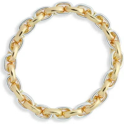 Nordstrom Stretch Link Bracelet In Goldilver