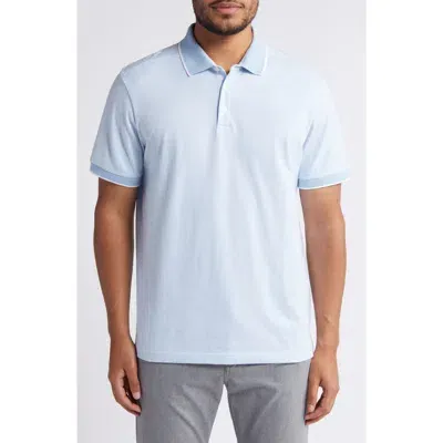 Nordstrom Tech-smart Performance Polo In Blue Falls Feederstripe