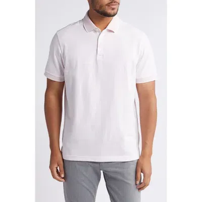 Nordstrom Tech-smart Performance Polo In Pink Cake Feederstripe