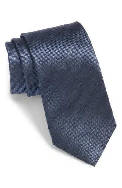 Nordstrom Tonal Stripe Silk Tie In Gray