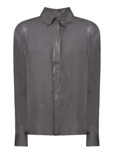 Norma Kamali Shirts In Grey