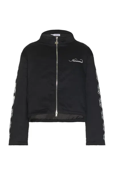 Norwood Nor Shield Puffer Jacket In Black