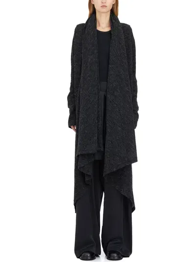 Nostrasantissima Cardigan Lungo In Lana Leggera In Black