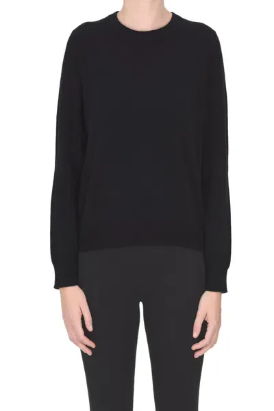 Not Shy Cashmere Pullover In Black