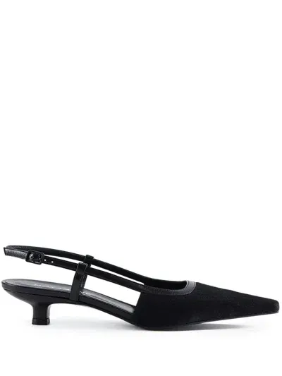 Notabene 35mm Elena Sling Back Pumps In Black