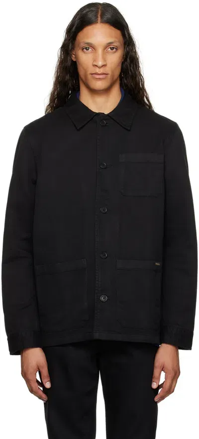 Nudie Jeans Black Barney Jacket