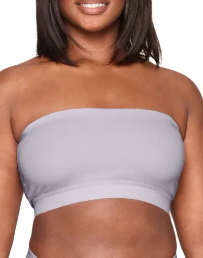 Nueskin Robin Unlined Bandeau Bra In Light Purple