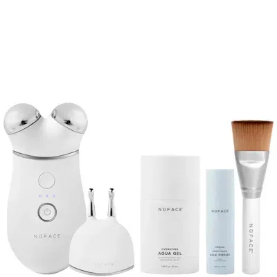 Nuface Trinity+ And Effective Lip And Eye Attachment Set (worth £542.00) In White