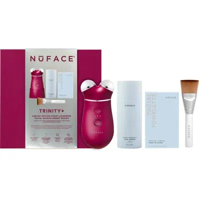 Nuface ® Trinity+ Smart Advanced Facial Microcurrent Device Kit $502 Value In Velvet Rose