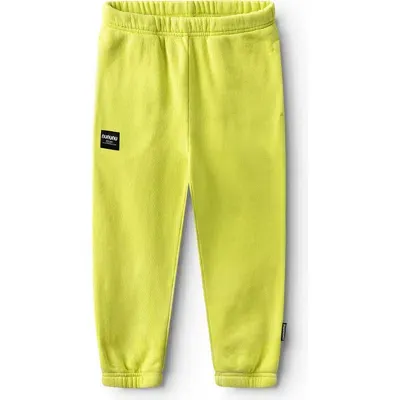 Nununu Kids' Ultimate Brush Sweatpants In Hot Lime