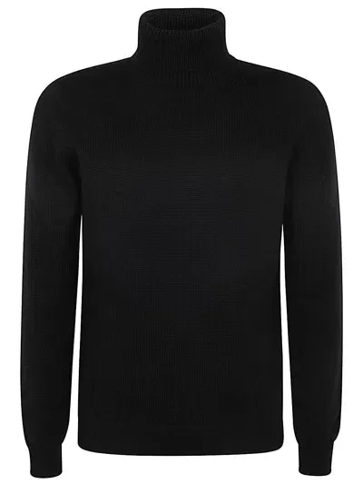 Nuur Long Sleeves Round Neck In Navy