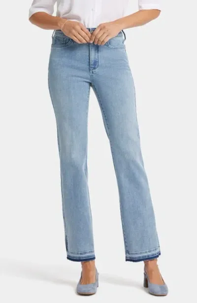 Nydj Marilyn High Waist Release Hem Ankle Straight Leg Jeans In Big Skies