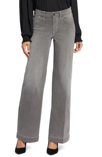 Nydj Teresa Wide Leg Jeans In Grey