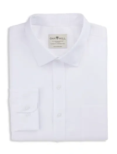 Oak Hill Broadcloth Dress Shirt In White