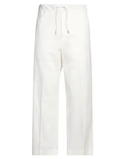 Oamc Straight-leg Twill Cargo Trousers In White