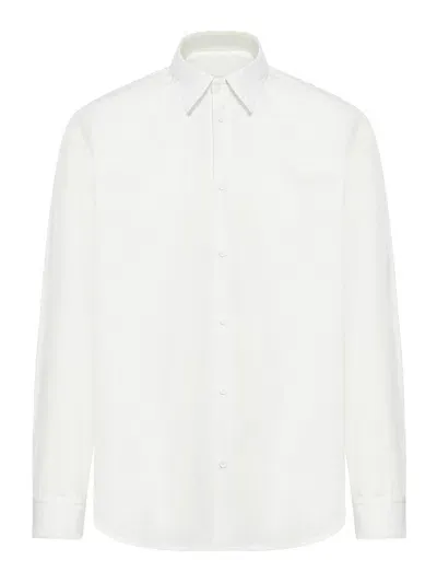 Oamc Popeline Shirt In White