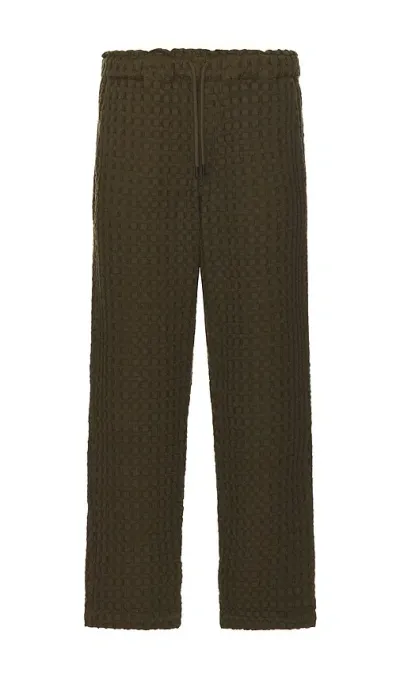 Oas Ayora Waffle Pants In Turtle