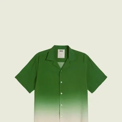 Oas Beach Grade Viscose Shirt In Green