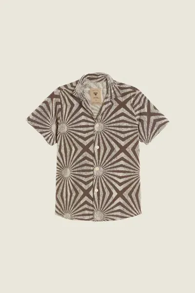 Oas Cortado Cuba Terry Shirt In Neutrals