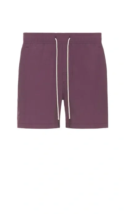 Oas Nylon Swim Shorts In Purple