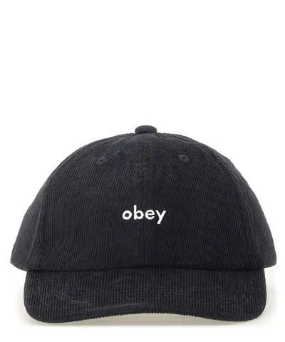 Obey Cap In Black