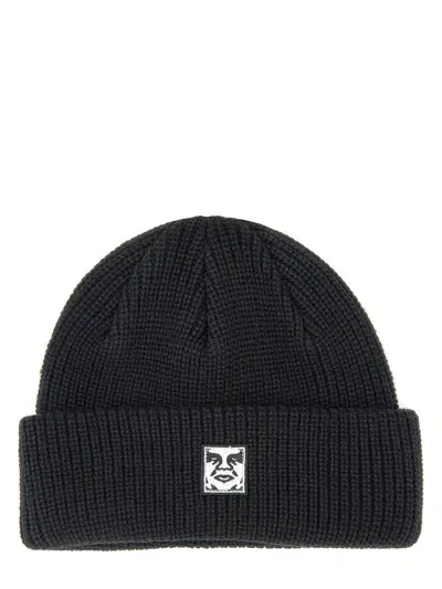 Obey Cap With Logo Patch In Black