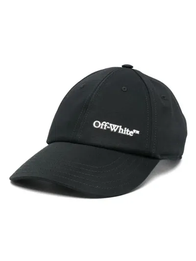 Off-white 3d Logo Bksh Baseball Cap Accessories In Black