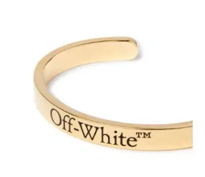 Off-white Accessories In Gold