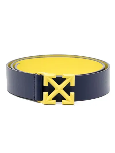 Off-white Arrow Belt In Blue