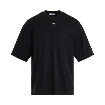 Off-white Arrow Embroidered Skate T-shirt In Black,white