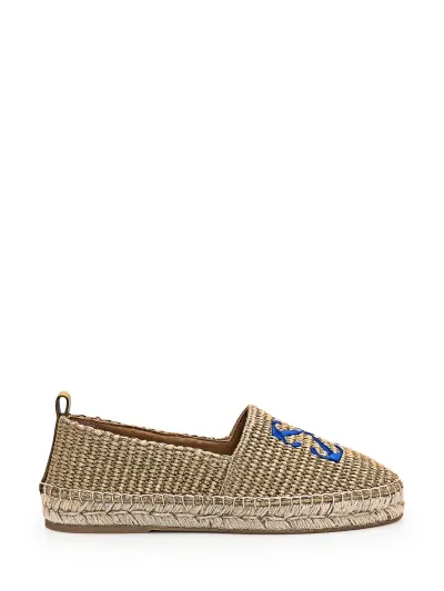 Off-white Arrow Espadrillas In Green