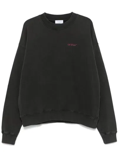 Off-white Bacchus Skate Sweatshirt In Black