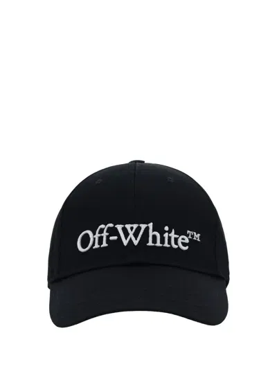 Off-white Baseball Hat In Nero/bianco