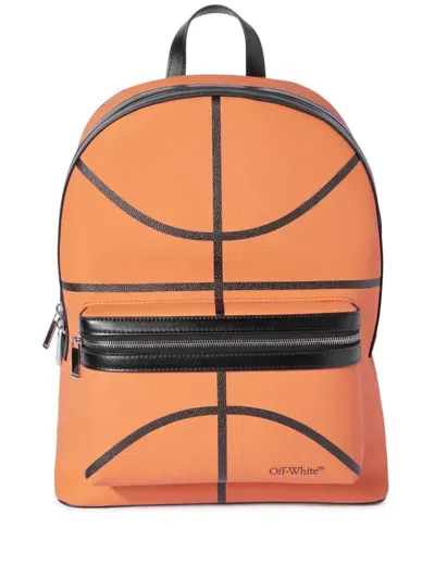 Off-white Basketball Backpack In Orange