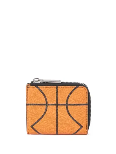 Off-white Basketball Wallet In Orange