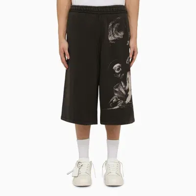 Off-white Black Bermuda Shorts S.matthew