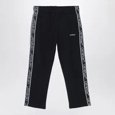 Off-white Kids' Black Cotton Jogging Trousers