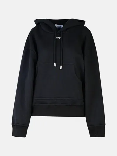 Off-white Black Cotton Sweatshirt