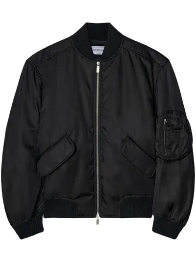 Off-white Bomber Jacket In Black