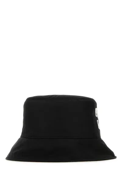 Off-white Black Nylon Bucket Hat In Blackwhite