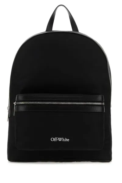 Off-white Black Nylon Core Backpack In 1000