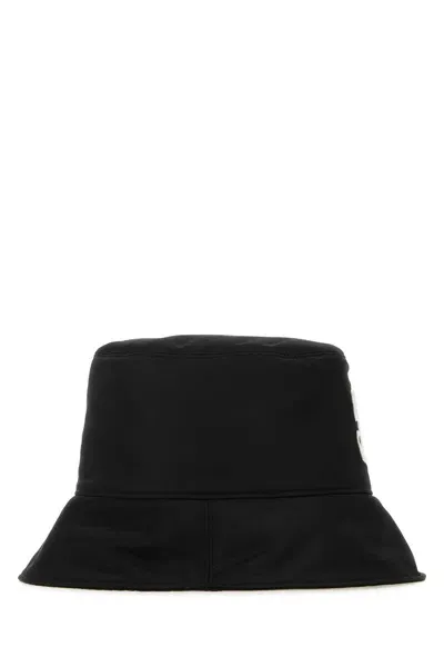 Off-white Black Polyester Bucket Hat In 1001