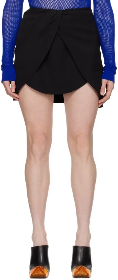 Off-white Black Twist Miniskirt