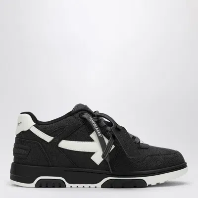 Off-white Men's Out Of Office Low Top Sneakers In Black White Embossed