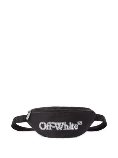 Off-white Kids' Bookish Belt Bag In Black